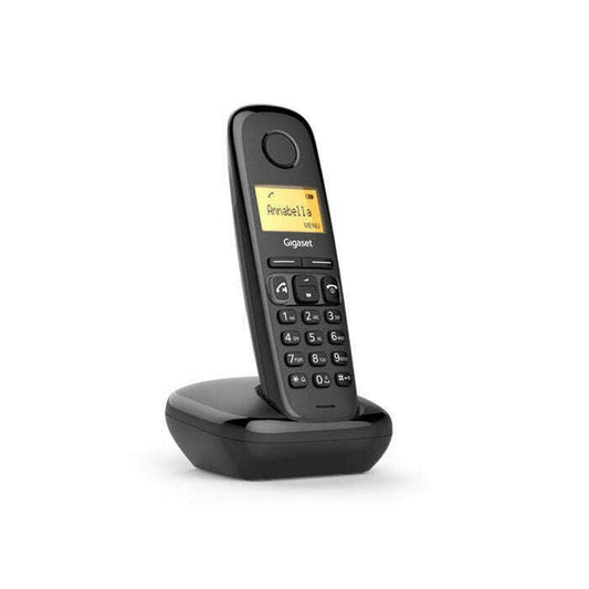 Hands-Free Talking: Cordless Phone - Black - Medaid International
