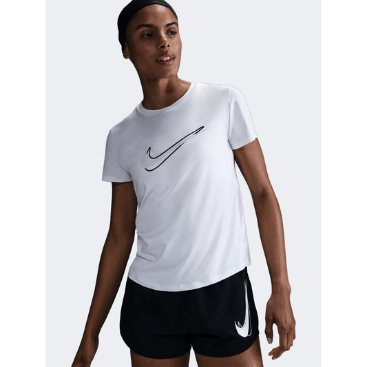 Nike One Swoosh Women Running T-Shirt White - Medaid International