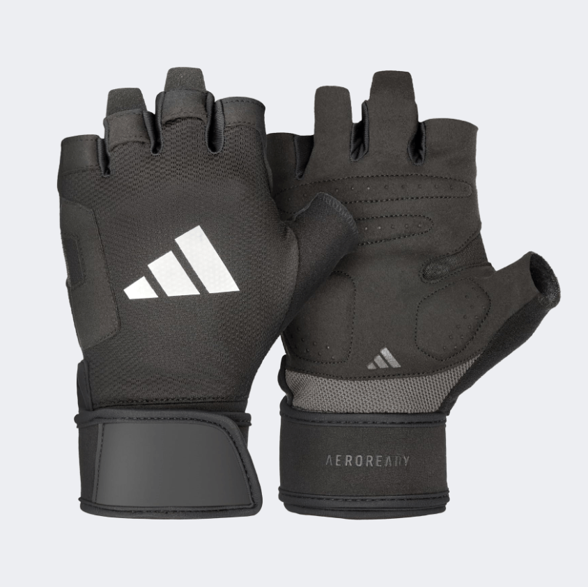 Adidas Accessories Strength Training Unisex Fitness Gloves Black - Medaid International