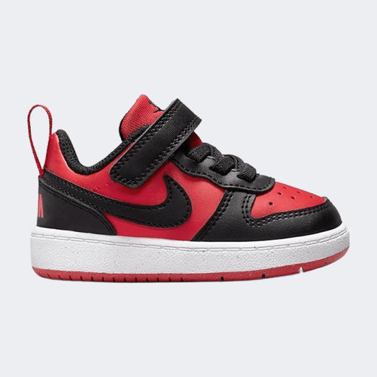 Nike Court Borough Low Recraft Infant Boys Lifestyle Shoes Red/Black - Medaid International