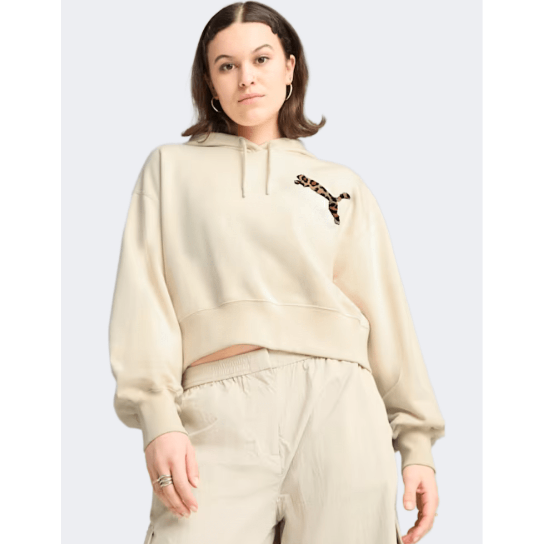 Puma Leo Luxe Women Lifestyle Hoody Alpine Snow - Medaid International