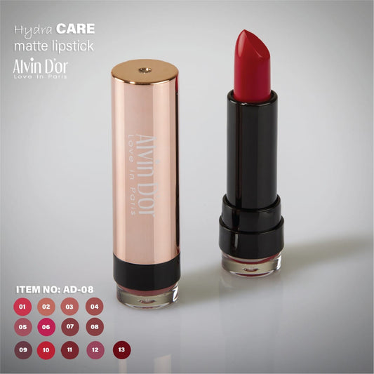 Alvin D'Or Ad-08 Hydra Care Matte Lipstick - Medaid