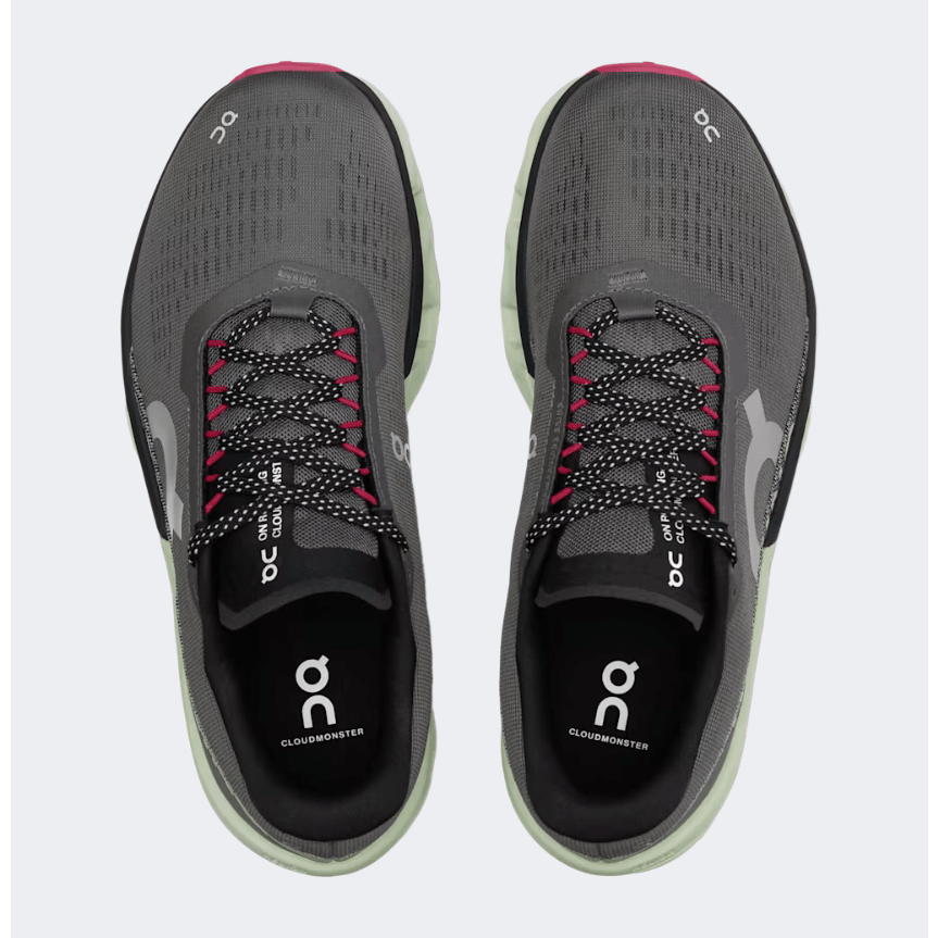 On Cloudmonster 2 Women Running Shoes Asphalt/Lima - Medaid International