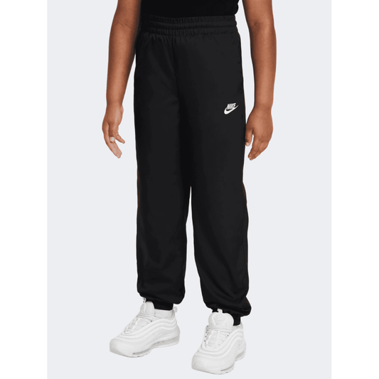 Nike Sportswear Club Woven Boys Lifestyle Pant Black/White - Medaid International