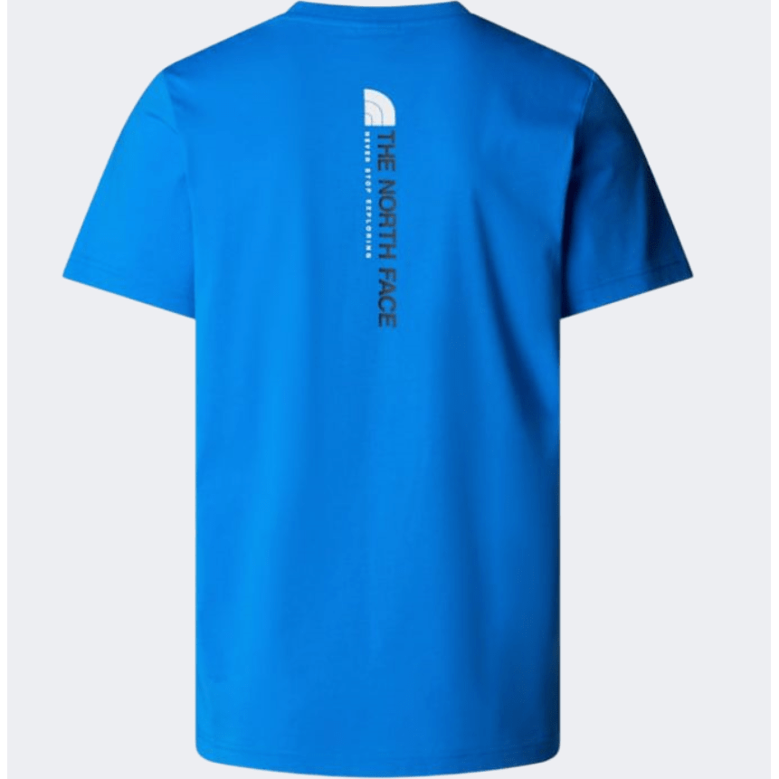 The North Face Vertical Men Lifestyle T-Shirt Hero Blue - Medaid International