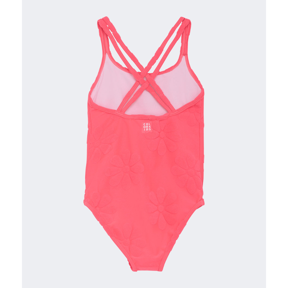 Color Kids Swimsuit Girls Beach Monokini Pink - Medaid International