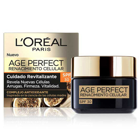 L'Oreal Paris Age Perfect Midnight Cell Renew Day Cream spf 30 50ml - Medaid