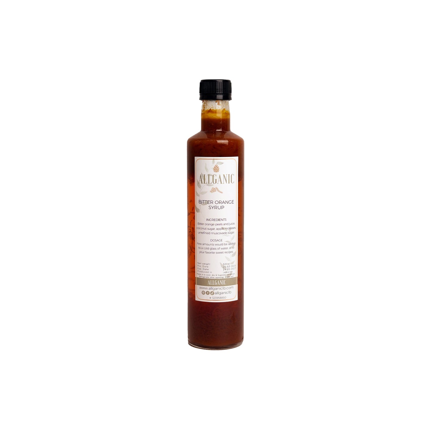 ALLGANIC NATURAL BITTER ORANGE SYRUP - Medaid International
