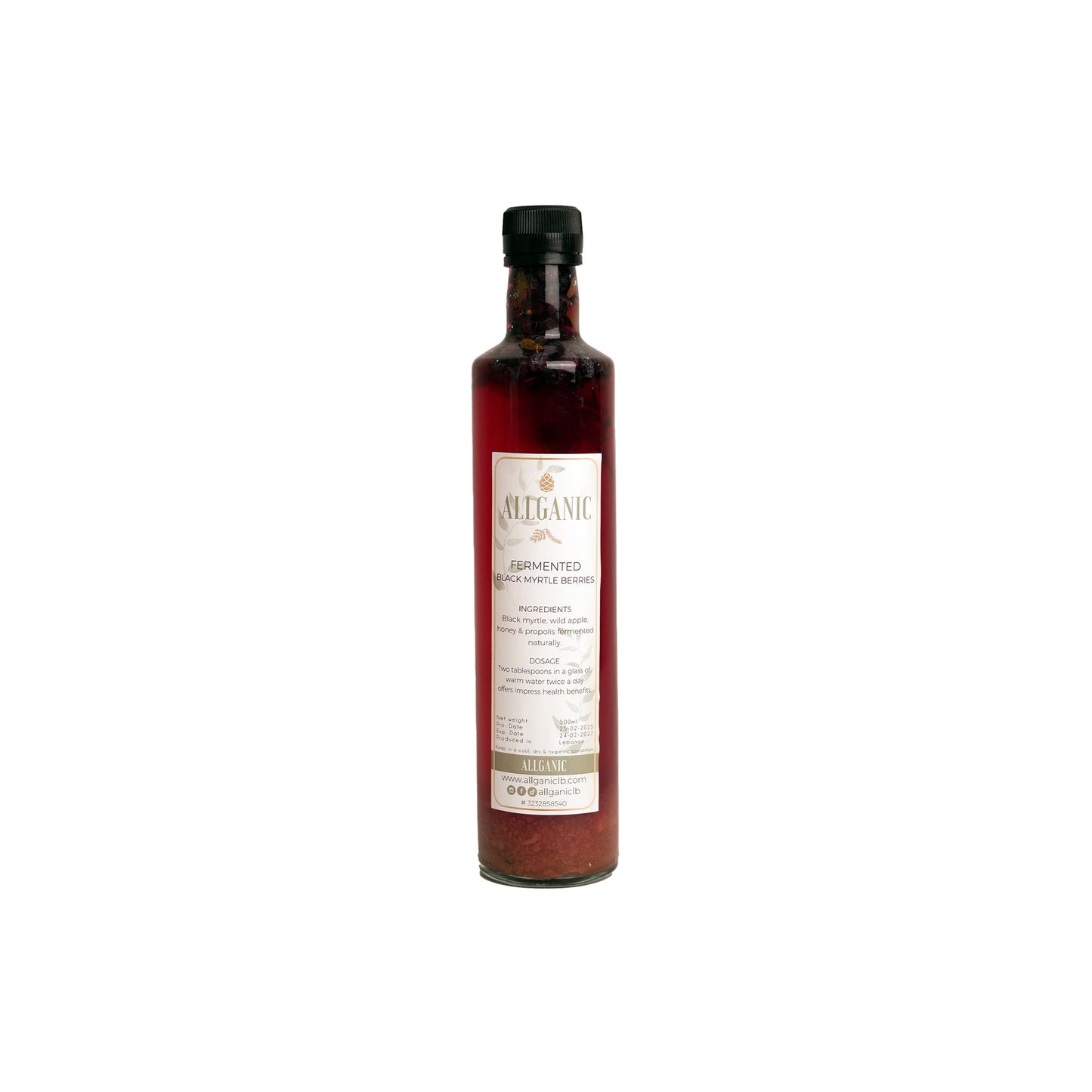 ALLGANIC NATURAL FERMENTED BLACK MYRTlE BERRIES - Medaid International