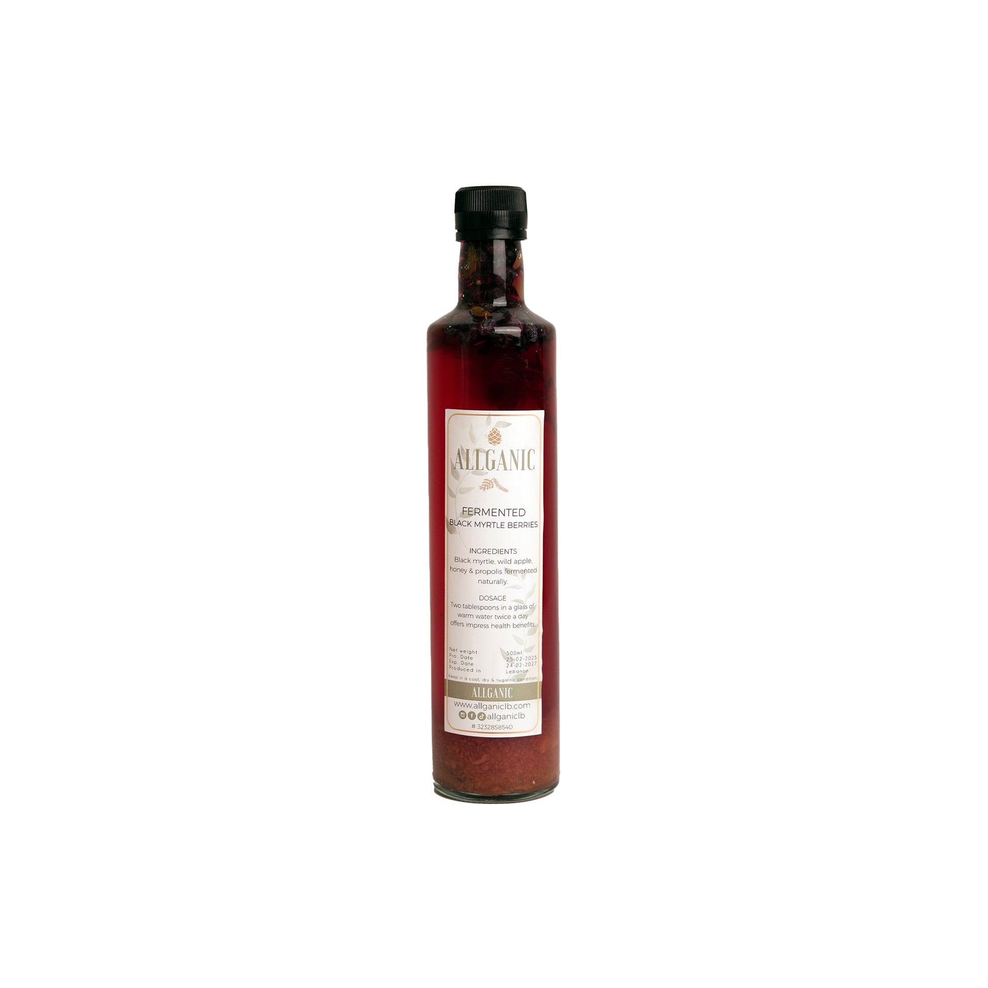 ALLGANIC NATURAL FERMENTED BLACK MYRTlE BERRIES - Medaid International