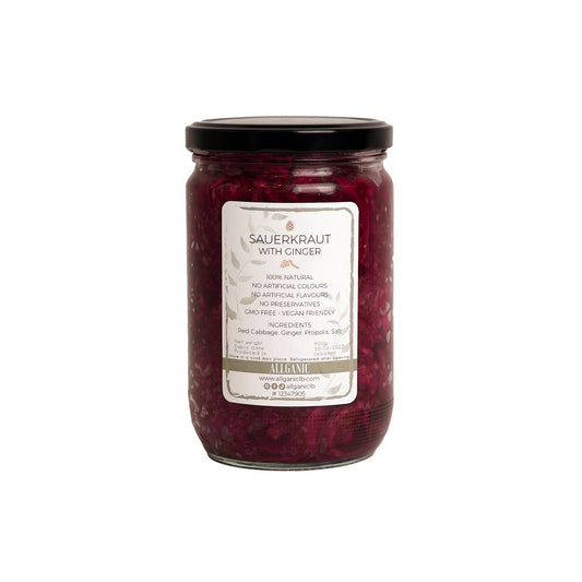 ALLGANIC NATURAL SAUERKRAUT WITH GINGER - Medaid International