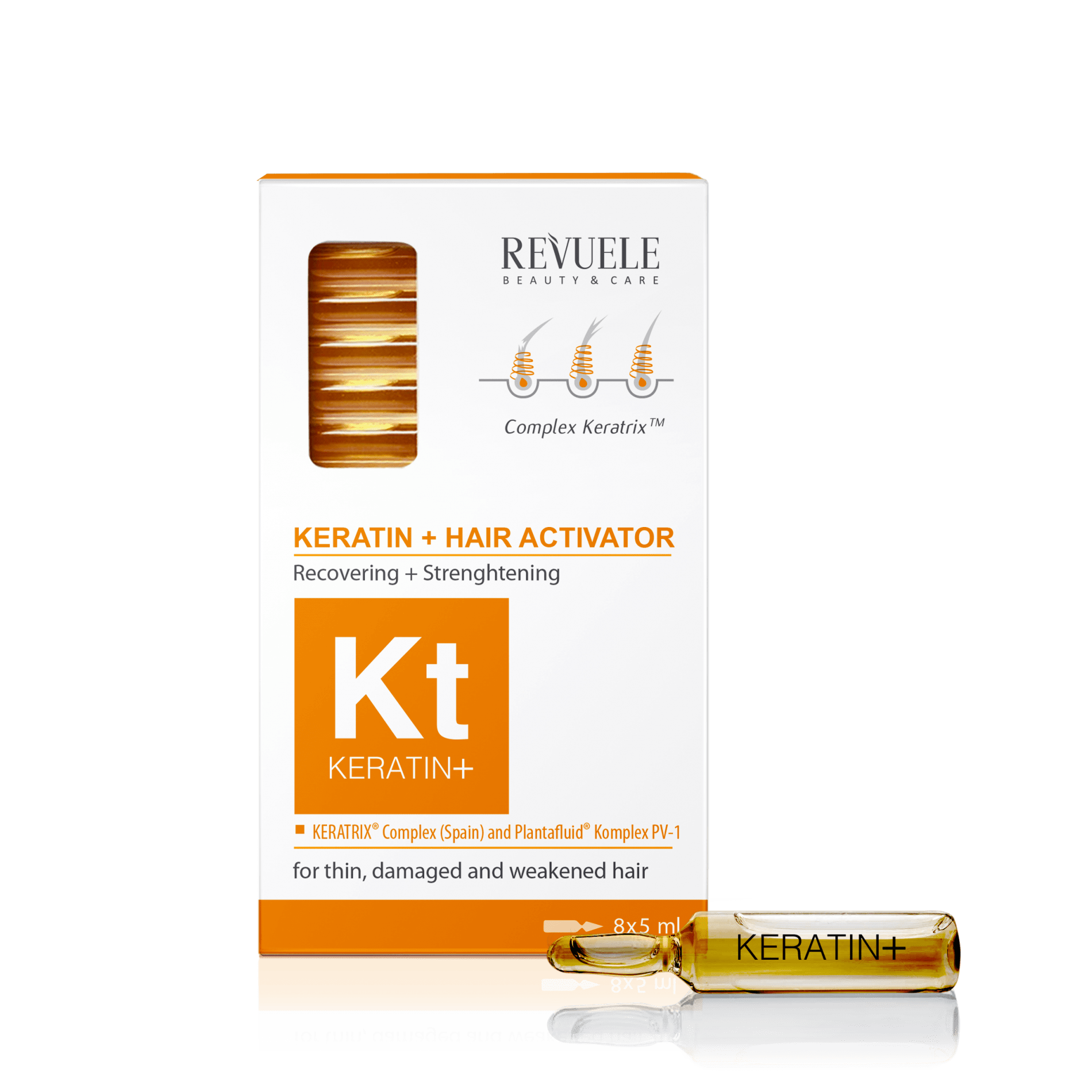 Keratin+ Ampoules Hair Restoration Activator - Medaid