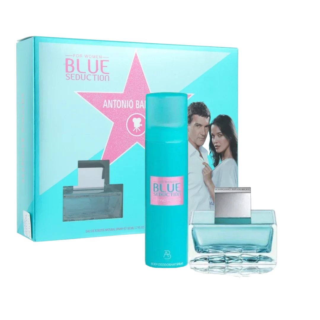 Antonio Banderas Blue Seduction Gift Set Pour Femme - Medaid