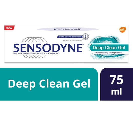 Sensodyne Deep Clean Gel Toothpaste - 75 ml - Medaid