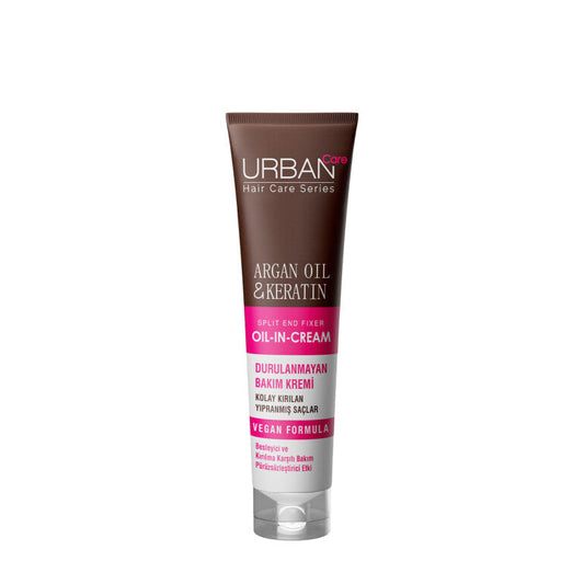 Urban Care Argan Oil And Keratin Oil-In-Cream Leave-In-Conditioner 200Ml - Medaid