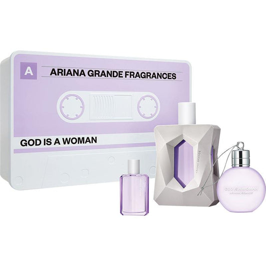 ARIANA GRANDE GOD IS A WOMAN EAU DE PARFUM 100ML 3 PIECE SET - Medaid - Lebanon