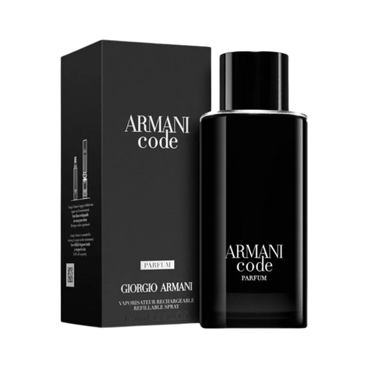 Giorgio Armani Code Parfum Pour Homme - 2 Sizes - Medaid