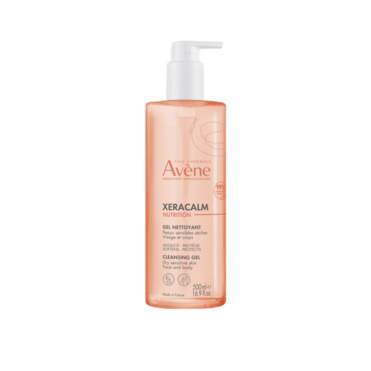 Avene XeraCalm Nutrition Cleansing Gel 500ml - Medaid