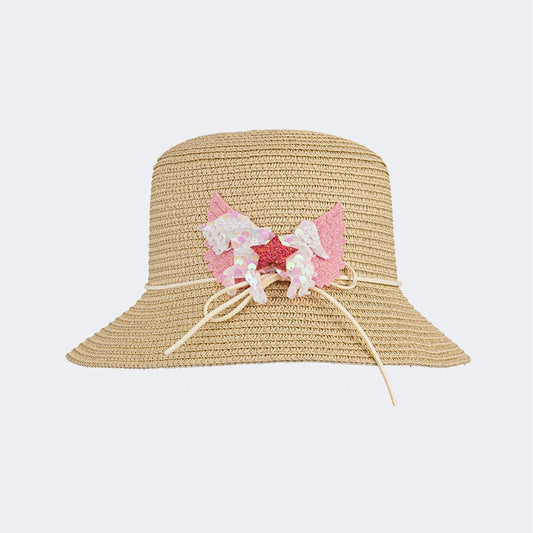 Oil And Gaz Stylish Kids-Girls Beach Cordobes Hat  Beige - Medaid International
