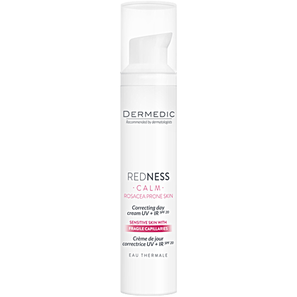 REDNESS-Correcting Day Cream UV+IR SPF 20 - Medaid