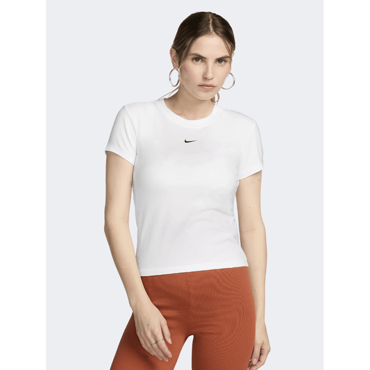 Nike Sportswear Chill Knit Women Lifestyle T-Shirt White/Black - Medaid International