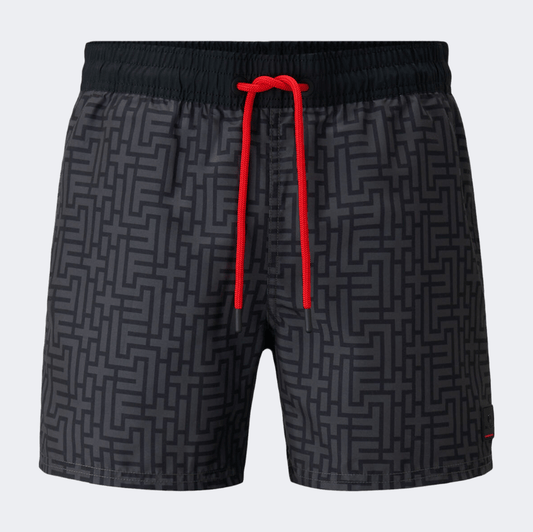 Fire And Ice Nelson2 Men Beach Swim Short Liquid Black - Medaid International