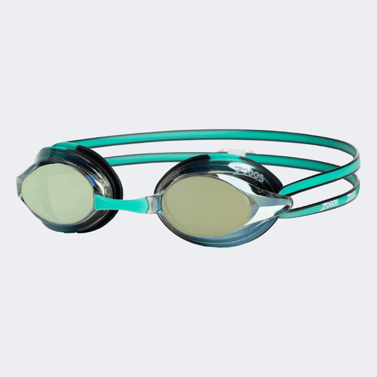 Zoggs Racer Titanium Women Swim Goggles Green - Medaid