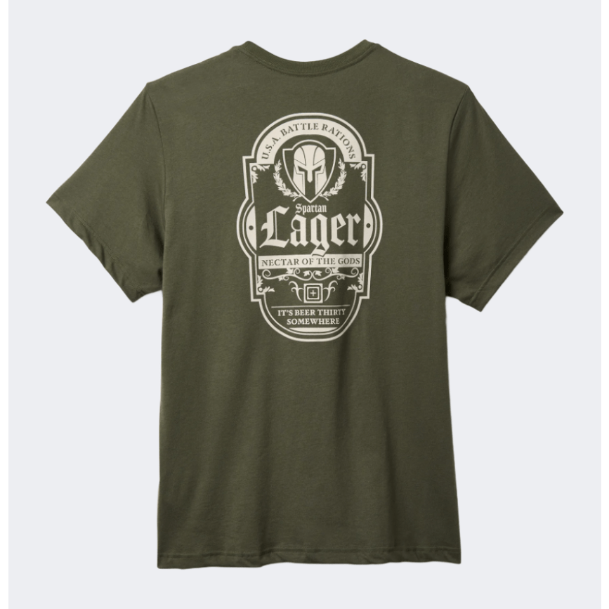 5-11 Battle Rations Men Tactical T-Shirt Ranger Green - Medaid International
