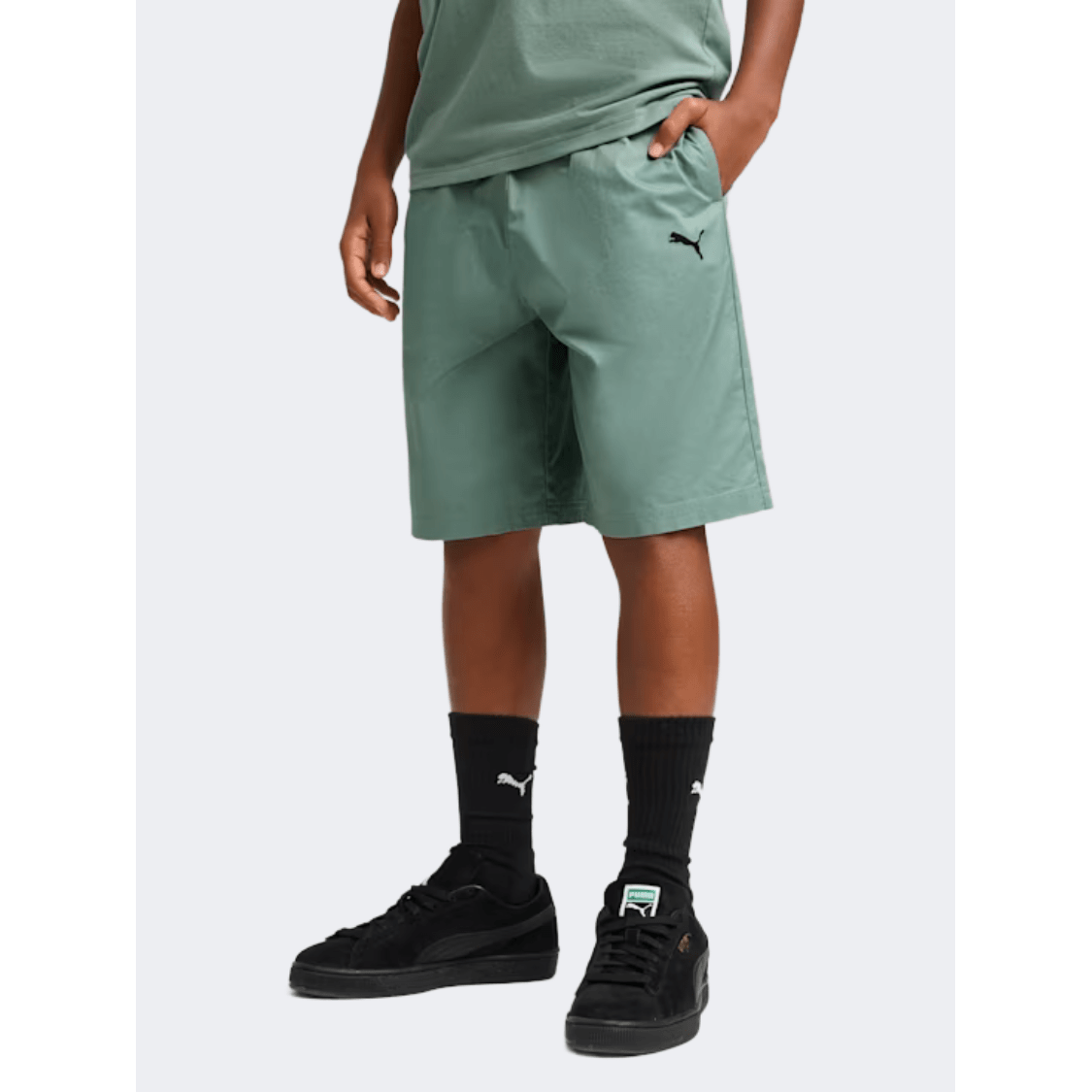 Puma Super Boys Lifestyle Short Green Moon - Medaid International