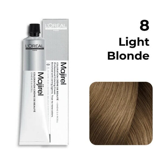 MAJIREL HAIR COLOR 8 Light Blonde - Medaid