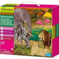Thinking Kits 3D Puzzles Safari - Medaid International
