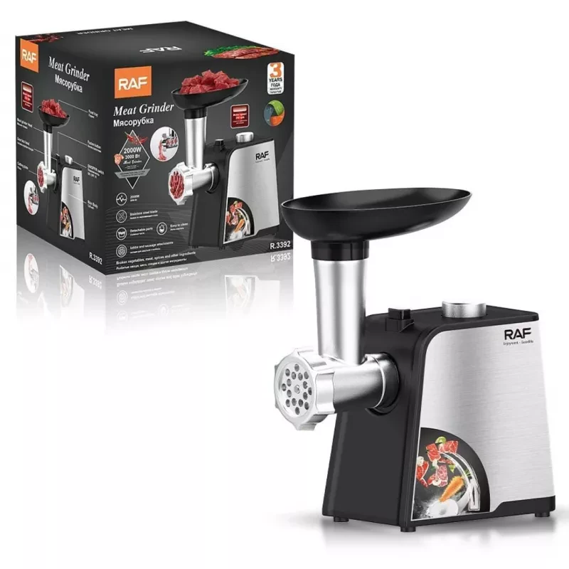 RAF Meat Grinder 2000W Stainless Steel Blades R3392 - Medaid International
