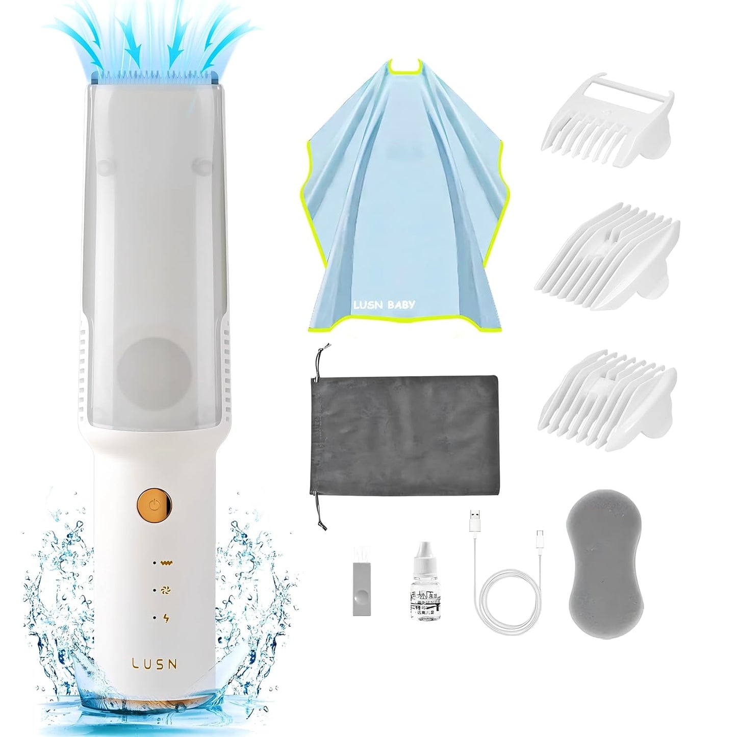Baby Hair Clipper with Vacuum