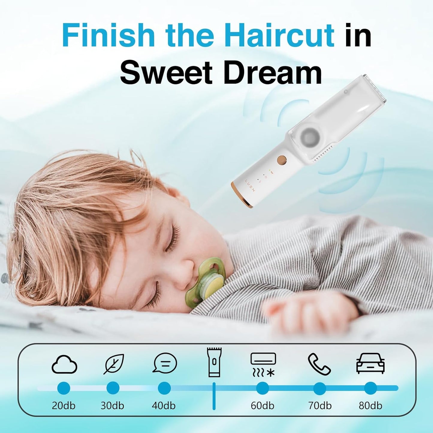Baby Hair Clipper with Vacuum