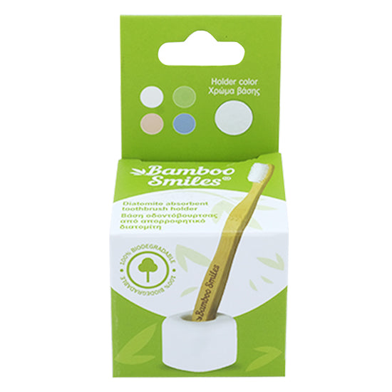 Bamboo Smiles Diatomite Absorbent Holder White - Medaid International