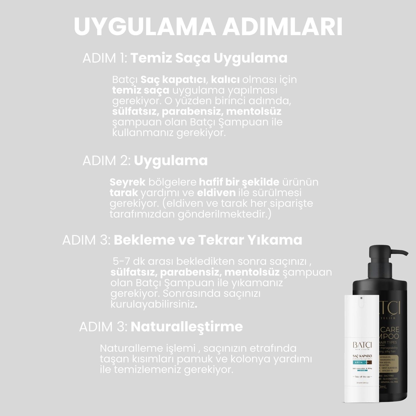 Batçı Hair Concealer Volumizer Liquid Cream 30 ml [Imported] - Medaid