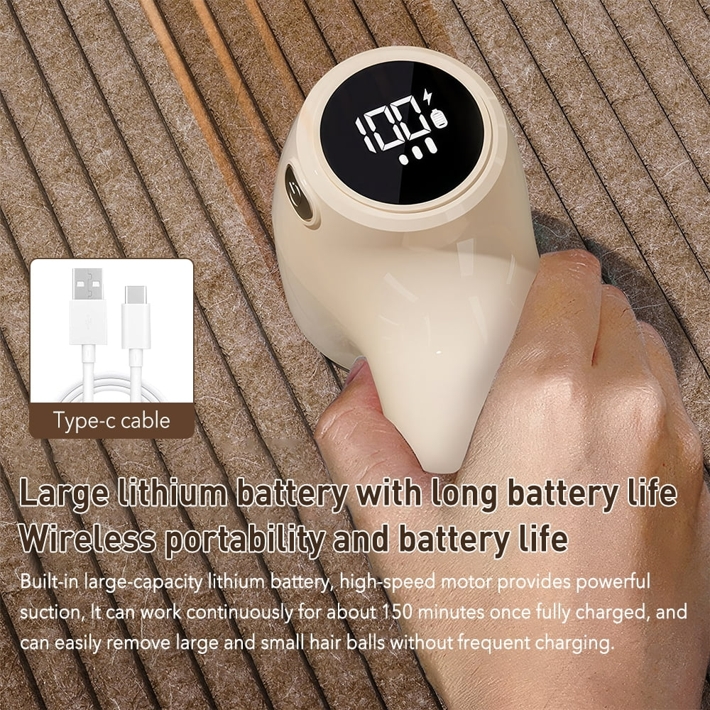 Fabric Shaver, Lint Remover with LED Digital Display - Medaid International