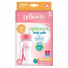 Dr Brown's Bottle Wide-Neck Options+ Pack of 2 - Medaid