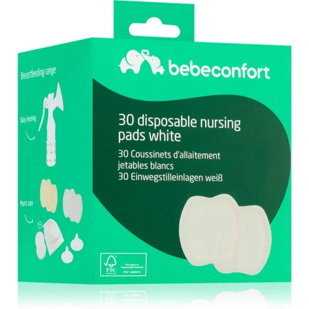 Bebeconfort Disposable Nursing Pads White - Medaid