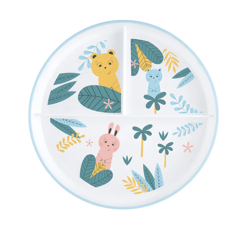 Bebeconfort Learning plate with compartments “Little buddies” - Medaid