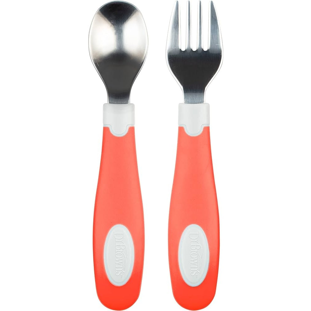 Dr. Brown’s Designed to Nourish Soft-Grip Spoon and Fork - Medaid