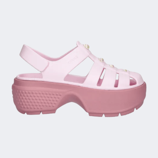 Crocs Stomp Fisherman Pearl Unisex Lifestyle Sandal Pink - Medaid International