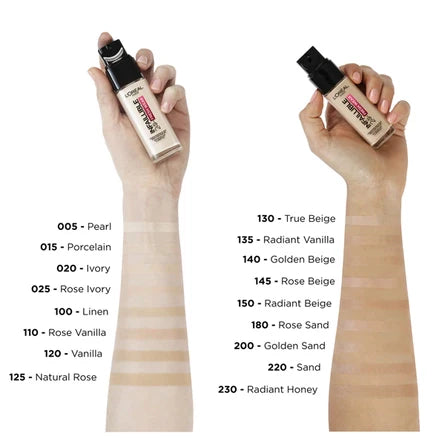 L'Oreal infallible 24hr liquid foundation - Medaid