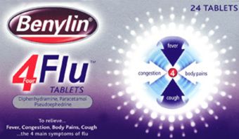 Benylin - 4 Flu Tablets (24) (P) - Medaid International