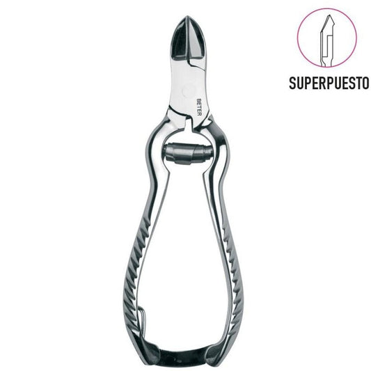 Beter Chrome Plated Pedicure Nippers With Coil Spring 13.5Cm 34044 - Medaid - Lebanon