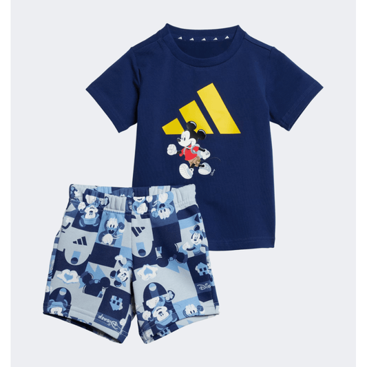 Adidas Disney Mickey Mouse Baby-Boys Sportswear Set Dark Blue/Yellow - Medaid International