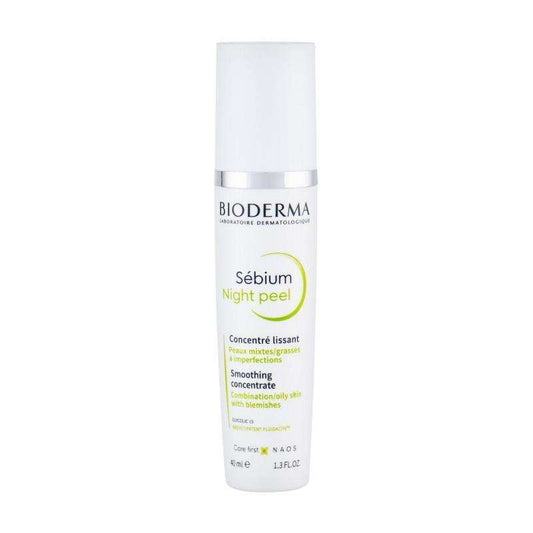 Bioderma sebium night peel smoothing concentrate 40ml - Medaid