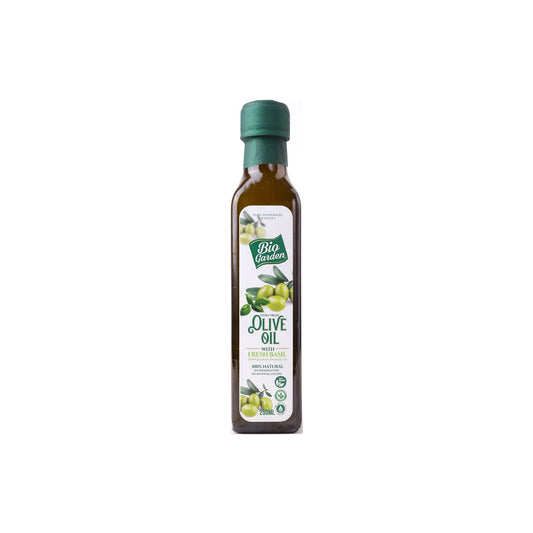 BIO GARDEN OLIVE OIL WITH BASIL - Medaid International