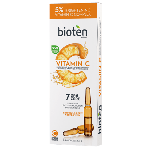 Bioten Vitamin C Brightening & Anti-ageing Αmpoules 7x1.5 ml - Medaid