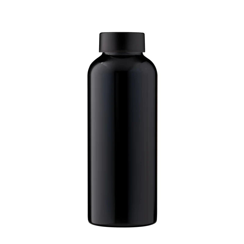 Single Wall Stainless Steel Bottle, Black 500ml - Medaid International